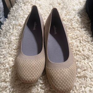 allbirds Beige Knit Ballet Flats NWOT